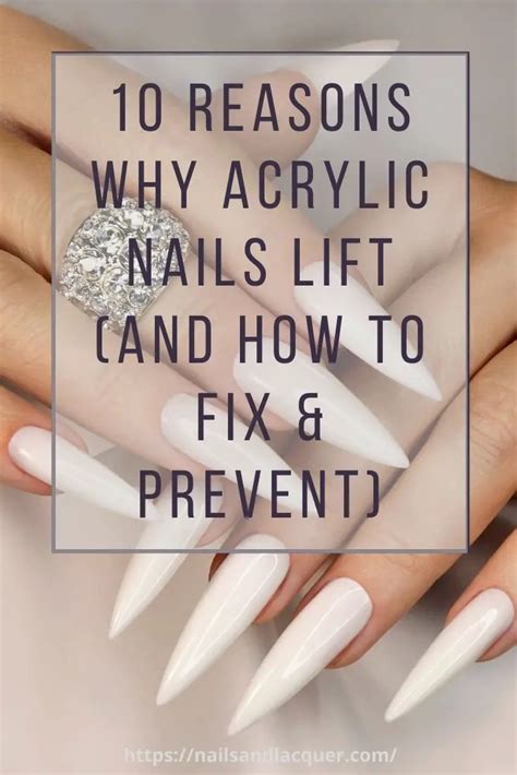 why are my fake nails lifting